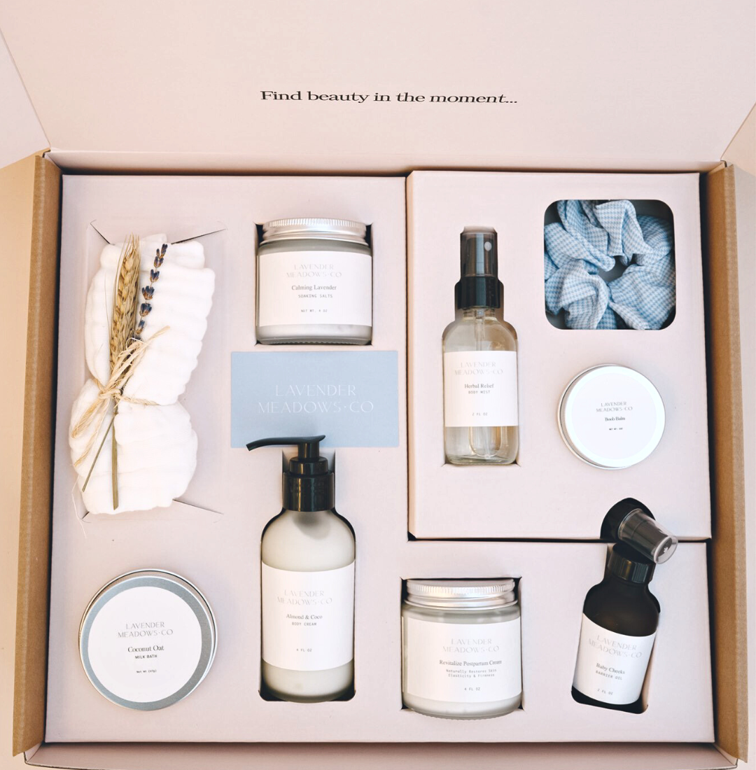 Postpartum Care Package Deluxe Lavender Meadows Co