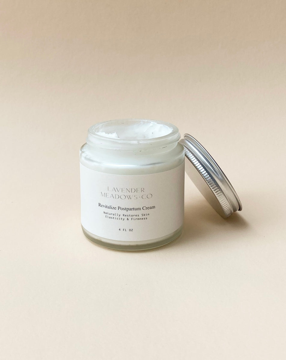Revitalize Postpartum Cream 4oz – Lavender Meadows Co